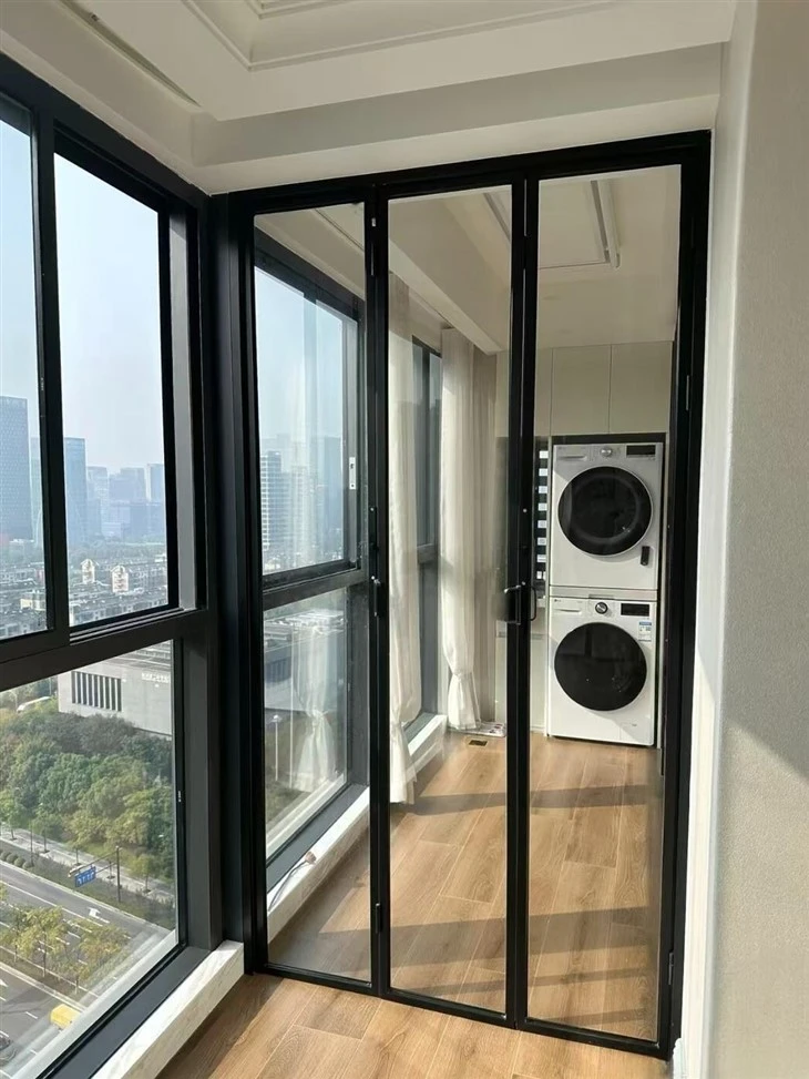 Black Slimline Aluminium Exterior Bifold Doors suppliers