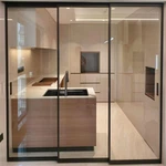 Pintu Gelangsar Aluminium Slimline Saiz Tersuai